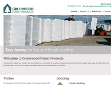 Tablet Screenshot of greenwoodforest.co.uk